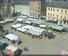 Archiv Foto Webcam Blick auf den Marktplatz Annaberg-Buchholz im Erzgebirge 13:00