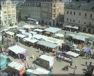 Archiv Foto Webcam Blick auf den Marktplatz Annaberg-Buchholz im Erzgebirge 09:00