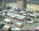 Archiv Foto Webcam Blick auf den Marktplatz Annaberg-Buchholz im Erzgebirge 13:00