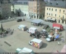 Archiv Foto Webcam Blick auf den Marktplatz Annaberg-Buchholz im Erzgebirge 15:00