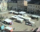 Archiv Foto Webcam Blick auf den Marktplatz Annaberg-Buchholz im Erzgebirge 09:00