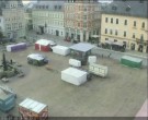 Archiv Foto Webcam Blick auf den Marktplatz Annaberg-Buchholz im Erzgebirge 17:00