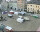 Archiv Foto Webcam Blick auf den Marktplatz Annaberg-Buchholz im Erzgebirge 19:00