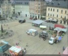 Archiv Foto Webcam Blick auf den Marktplatz Annaberg-Buchholz im Erzgebirge 13:00