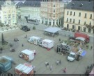 Archiv Foto Webcam Blick auf den Marktplatz Annaberg-Buchholz im Erzgebirge 11:00