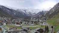 Archiv Foto Webcam Zermatt: Blick auf das Dorf 09:00