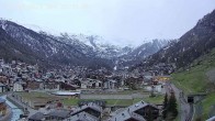 Archiv Foto Webcam Zermatt: Blick auf das Dorf 19:00
