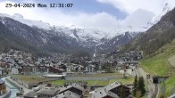 Archiv Foto Webcam Zermatt: Blick auf das Dorf 11:00