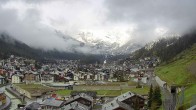 Archiv Foto Webcam Zermatt: Blick auf das Dorf 02:00