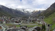 Archiv Foto Webcam Zermatt: Blick auf das Dorf 07:00