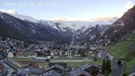 Archiv Foto Webcam Zermatt: Blick auf das Dorf 05:00
