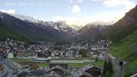 Archiv Foto Webcam Zermatt: Blick auf das Dorf 05:00