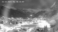 Archiv Foto Webcam Zermatt: Blick auf das Dorf 05:00