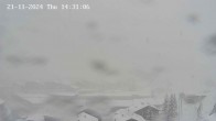 Archiv Foto Webcam Zermatt: Blick auf das Dorf 13:00