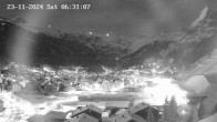 Archiv Foto Webcam Zermatt: Blick auf das Dorf 05:00