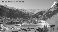 Archiv Foto Webcam Zermatt: Blick auf das Dorf 06:00