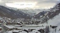 Archiv Foto Webcam Zermatt: Blick auf das Dorf 11:00