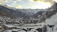 Archiv Foto Webcam Zermatt: Blick auf das Dorf 15:00