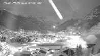 Archiv Foto Webcam Zermatt: Blick auf das Dorf 06:00