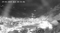 Archiv Foto Webcam Zermatt: Blick auf das Dorf 19:00