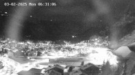 Archiv Foto Webcam Zermatt: Blick auf das Dorf 05:00