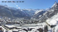 Archiv Foto Webcam Zermatt: Blick auf das Dorf 11:00