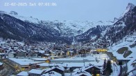 Archiv Foto Webcam Zermatt: Blick auf das Dorf 06:00