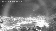 Archiv Foto Webcam Zermatt: Blick auf das Dorf 19:00