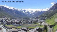 Archived image Webcam Zermatt - Spiss 13:00