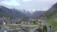 Archiv Foto Webcam Zermatt: Blick auf das Dorf 05:00