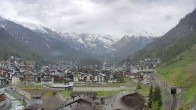 Archiv Foto Webcam Zermatt: Blick auf das Dorf 09:00
