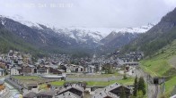 Archiv Foto Webcam Zermatt: Blick auf das Dorf 15:00