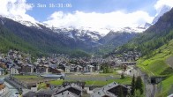 Archiv Foto Webcam Zermatt: Blick auf das Dorf 15:00