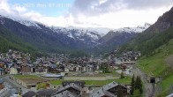 Archiv Foto Webcam Zermatt: Blick auf das Dorf 06:00