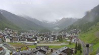 Archiv Foto Webcam Zermatt: Blick auf das Dorf 13:00