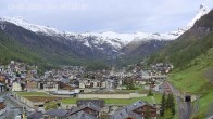 Archiv Foto Webcam Zermatt: Blick auf das Dorf 05:00