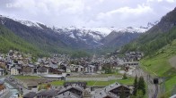 Archiv Foto Webcam Zermatt: Blick auf das Dorf 15:00
