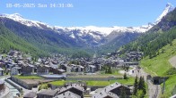 Archived image Webcam Zermatt - Spiss 13:00