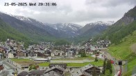 Archived image Webcam Zermatt - Spiss 19:00