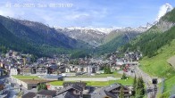 Archiv Foto Webcam Zermatt: Blick auf das Dorf 07:00