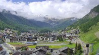 Archiv Foto Webcam Zermatt: Blick auf das Dorf 09:00