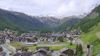 Archiv Foto Webcam Zermatt: Blick auf das Dorf 09:00