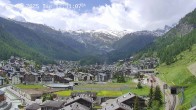 Archiv Foto Webcam Zermatt: Blick auf das Dorf 11:00