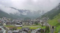 Archiv Foto Webcam Zermatt: Blick auf das Dorf 07:00