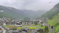 Archiv Foto Webcam Zermatt: Blick auf das Dorf 09:00