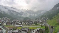 Archiv Foto Webcam Zermatt: Blick auf das Dorf 07:00