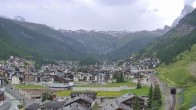 Archiv Foto Webcam Zermatt: Blick auf das Dorf 06:00
