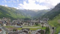 Archiv Foto Webcam Zermatt: Blick auf das Dorf 17:00