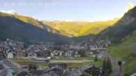 Archiv Foto Webcam Zermatt: Blick auf das Dorf 06:00