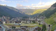 Archiv Foto Webcam Zermatt: Blick auf das Dorf 06:00